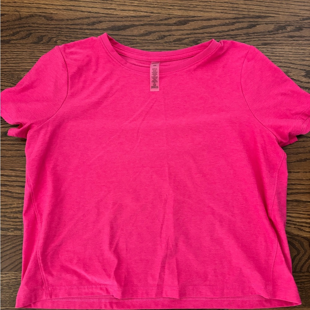 Beyond Yoga Hot Pink Tee